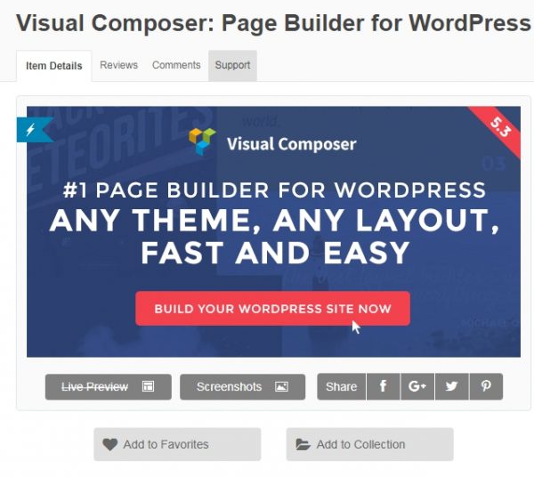 Visual Composer plugin