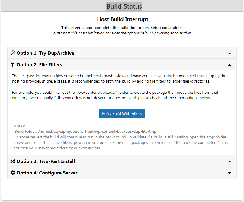 dupicator-Build Status