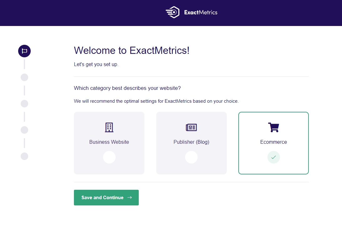 ExactMetrics-설치마법사