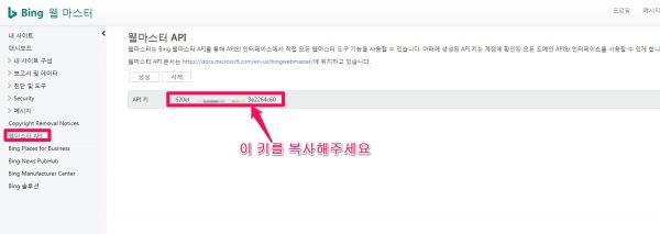 bing 웹마스터_웹마스터 api