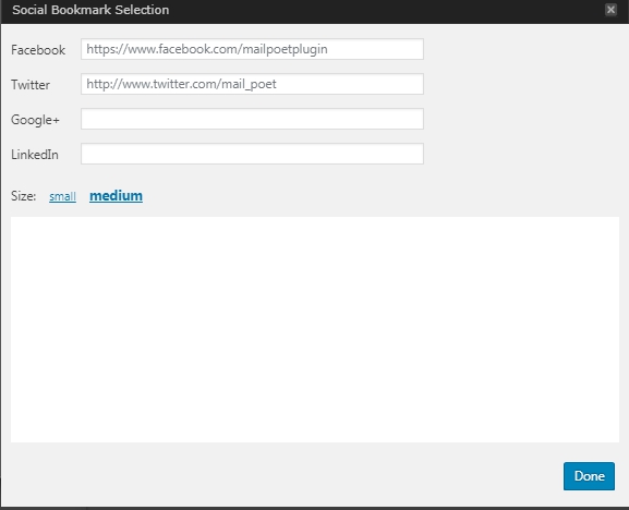 mailpoet 뉴스레터 creat a new mail social bookmark