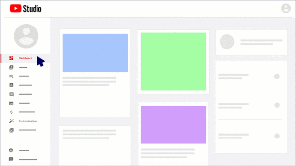 채널의 맞춤 URL 설정하기-gif