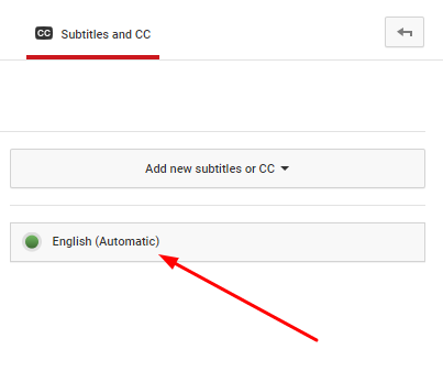youtube video transcription