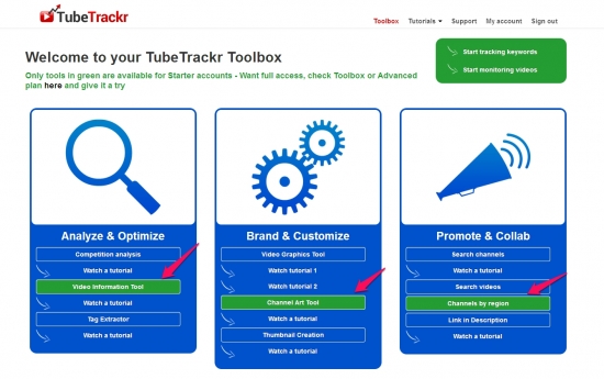 유튜브 분석 도구_Tubetrackr_4