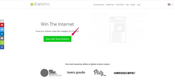 sharethis_Start with Share Buttons