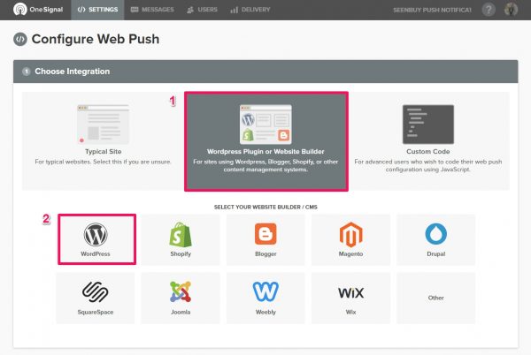 onesignal_choose interattion