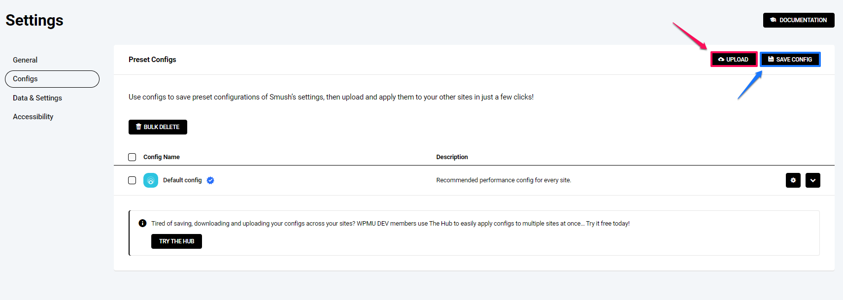 smush 플러그인-settings-configs