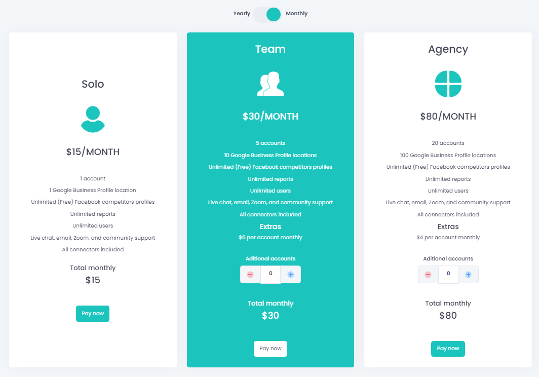 Porter Metrics-가격