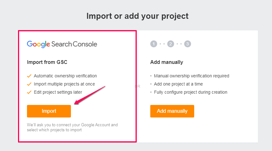 ahref-create-new project-gsc-import