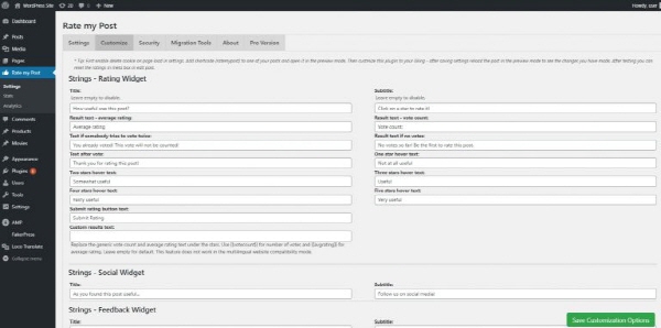 Rate-my-Post-사용자정의