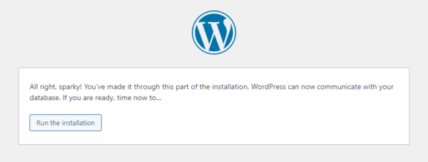WordPress가 데이터베이스 세부 정보를 요구-6