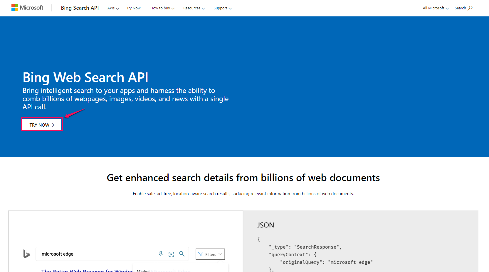 Bing Web Search API-1