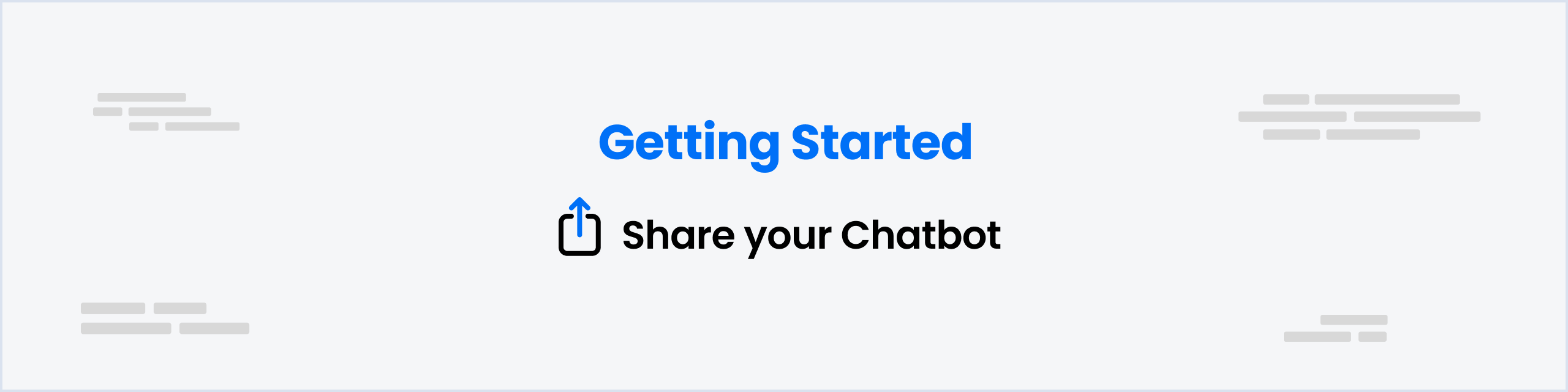 Share your Chatbot