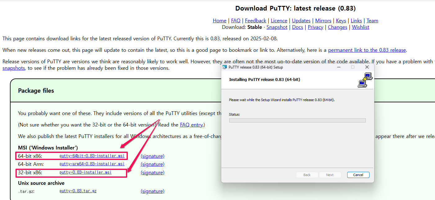 Download PuTTY-1